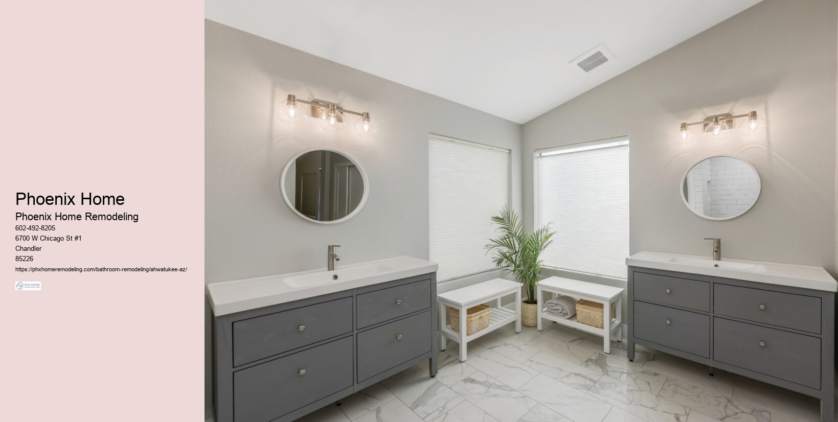 Ahwatukee Arizona Bathroom Remodeling Cost