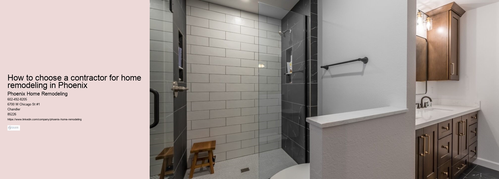 Bathroom Remodeling in Phoenix